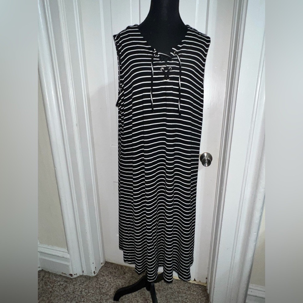 womens size 1X dress summer tank dress plus size lounge sun dress beach pool